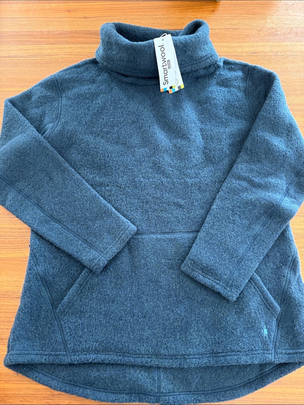 NWT Smartwool Hudson trail cowl neck pullover sz XL